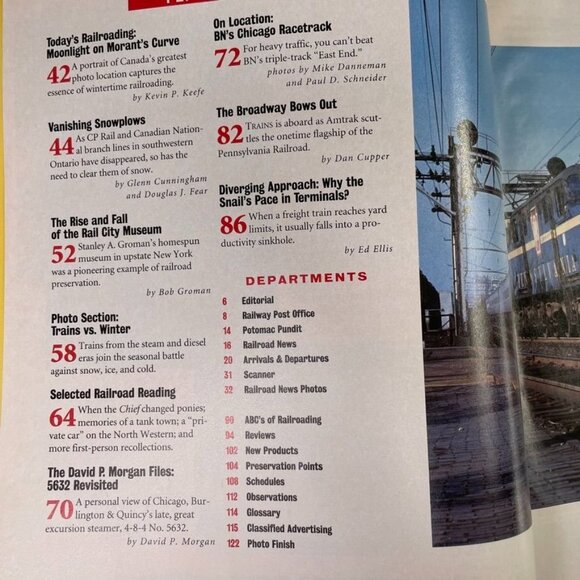Trains Magazine Railroading Enthusiast December 1995 Vol 55 No 12 u Ontarios L - Picture 5 of 10